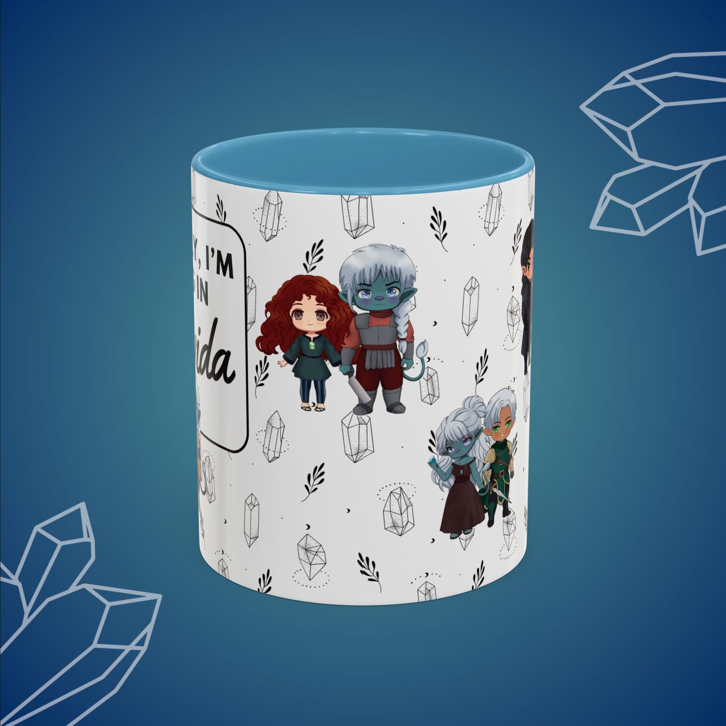 Mentally Living in Enduvida Chibi Mug